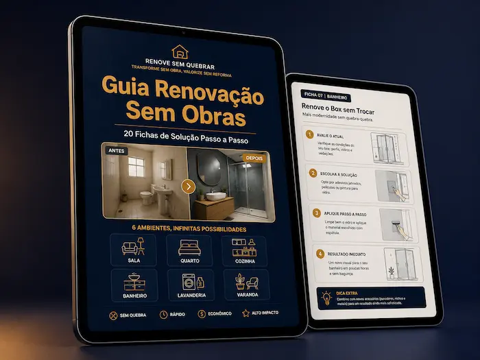 Guia Renovação Sem Obras — 20 Fichas de Solução Passo a Passo