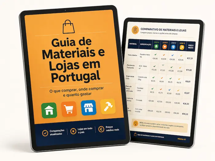Guia de Materiais e Lojas em Portugal